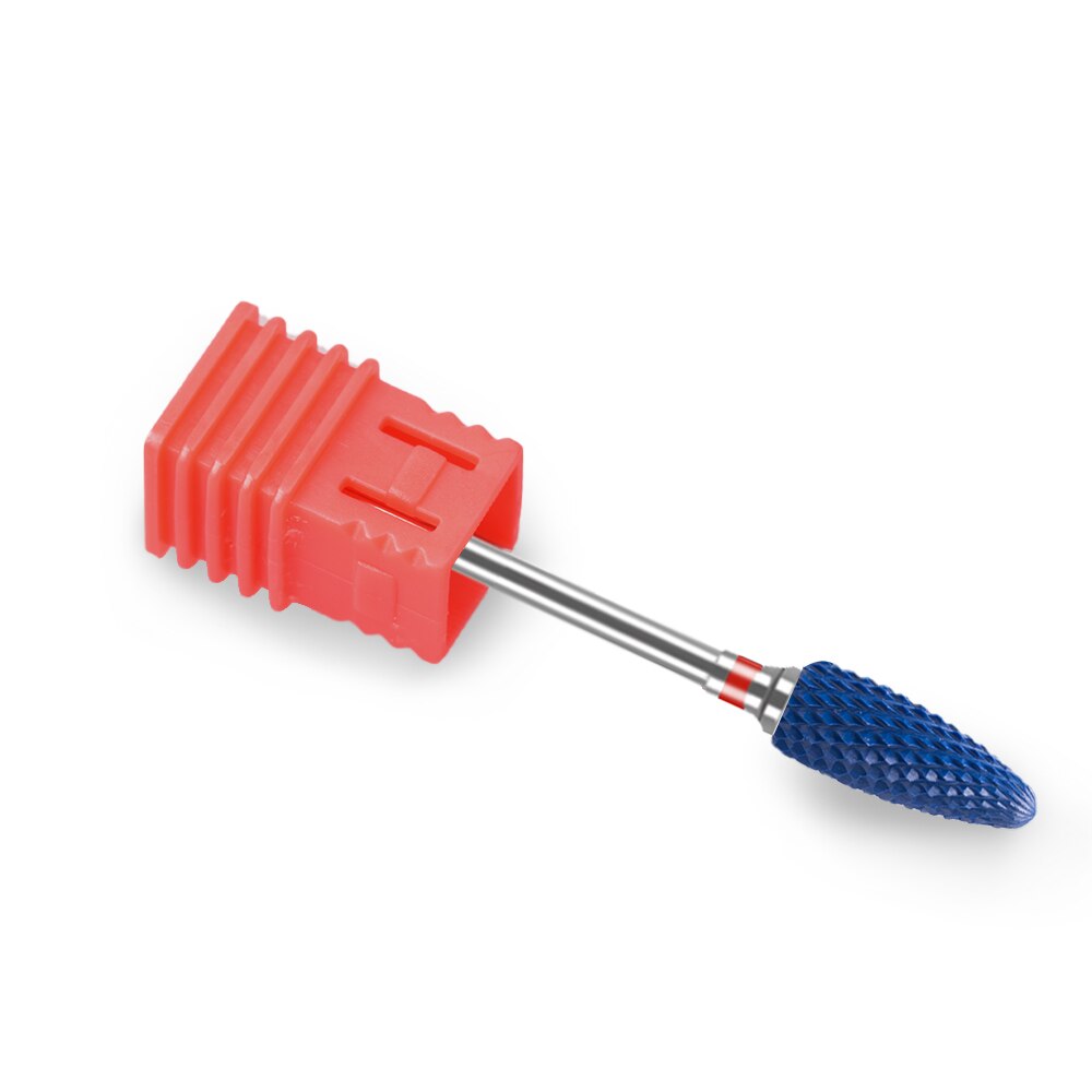 Bleu typhon céramique clou foret rotatif fraise à ongles manucure pédicure perceuse Machine accessoire