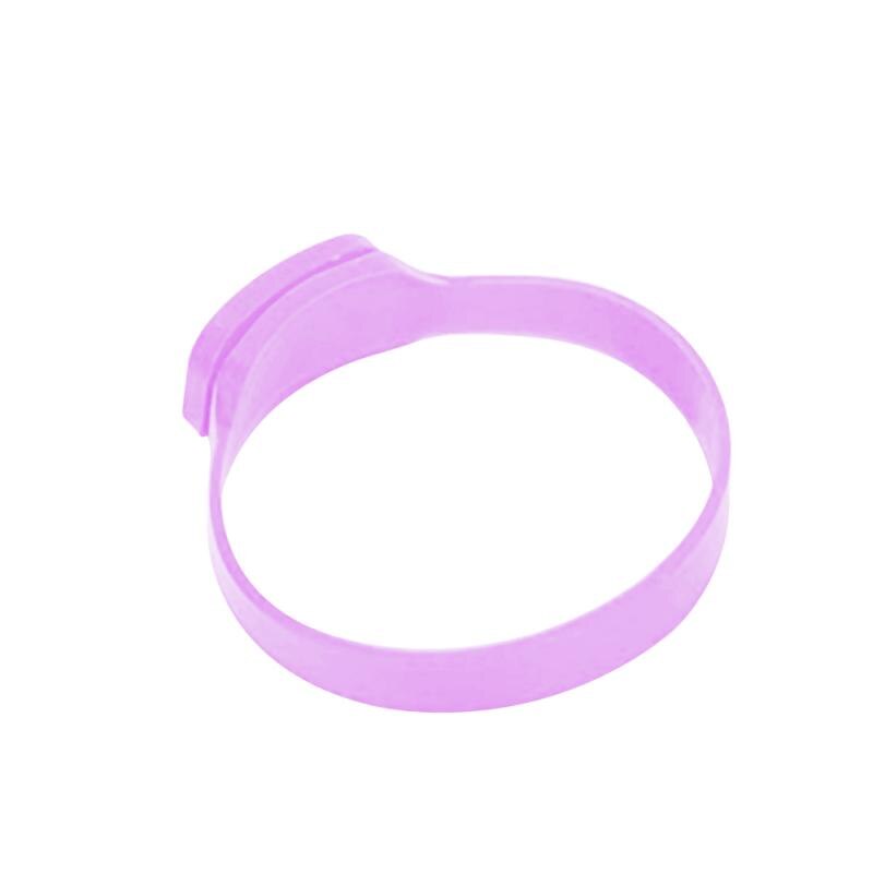 Hand Sanitizer Disinfectant Sub-packing Sanitizer Dispenser Pumps Silicone Bracelet Wristband Wearable Soap Dispenser: C purple
