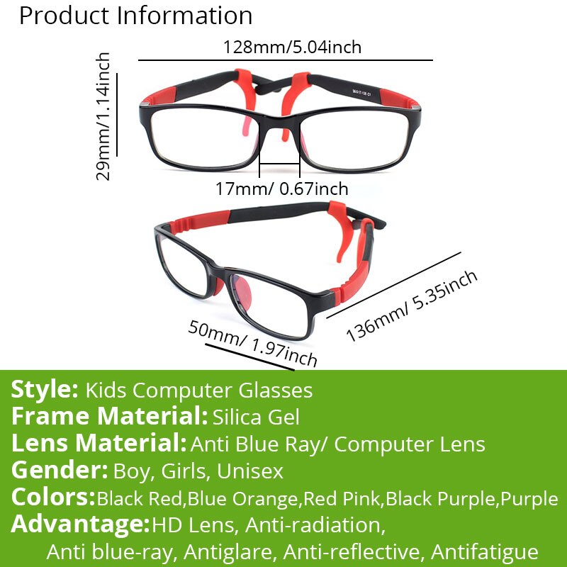 Vanlook Transparante Kid Computer Bril Voor Kinderen Anti Blue Ray Brilmontuur Oculos De Grau Brillen Silicone