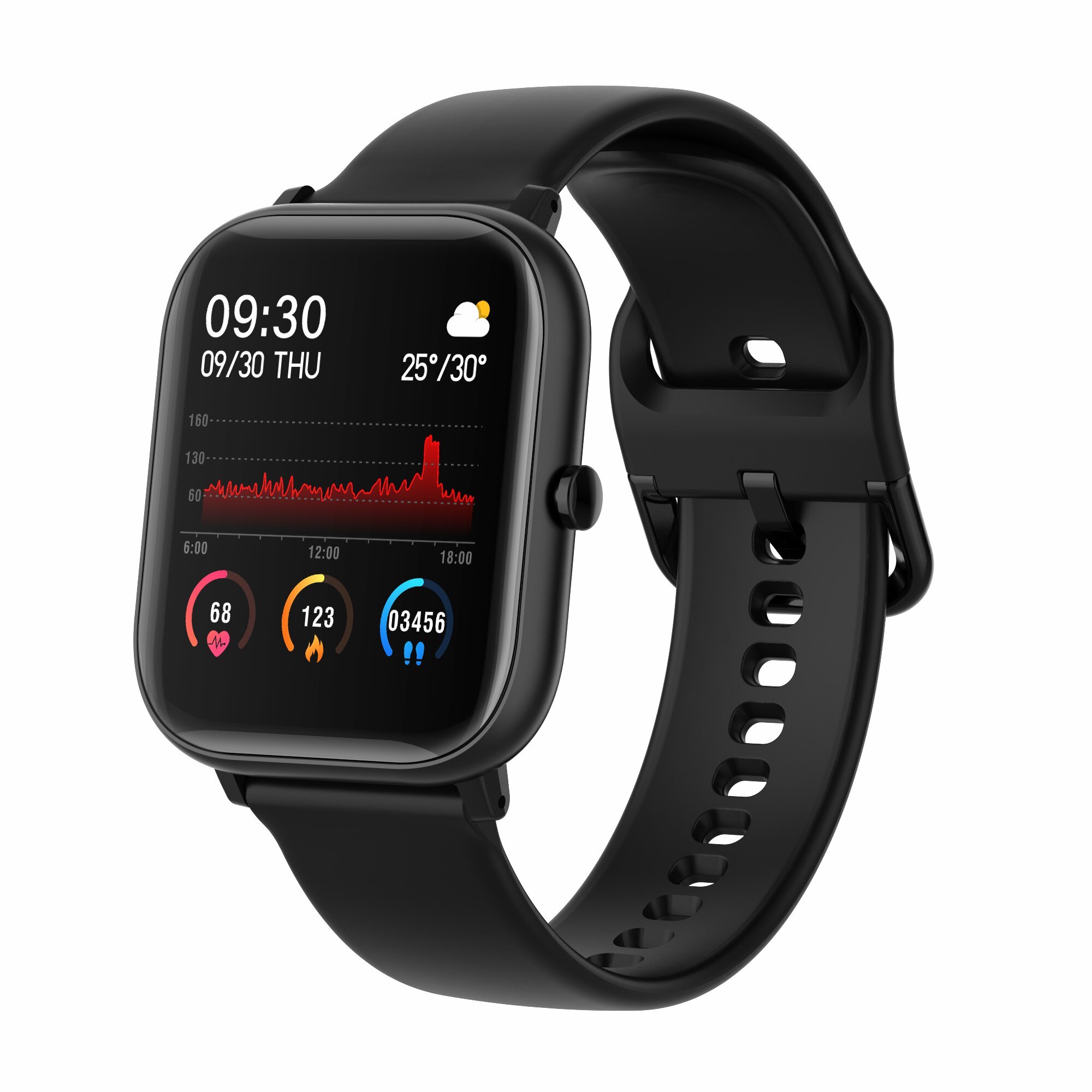 P20 smart ur farve fuld touch screen puls blodtryk smartwatch mand kvinder sport fitness tracker til android ios