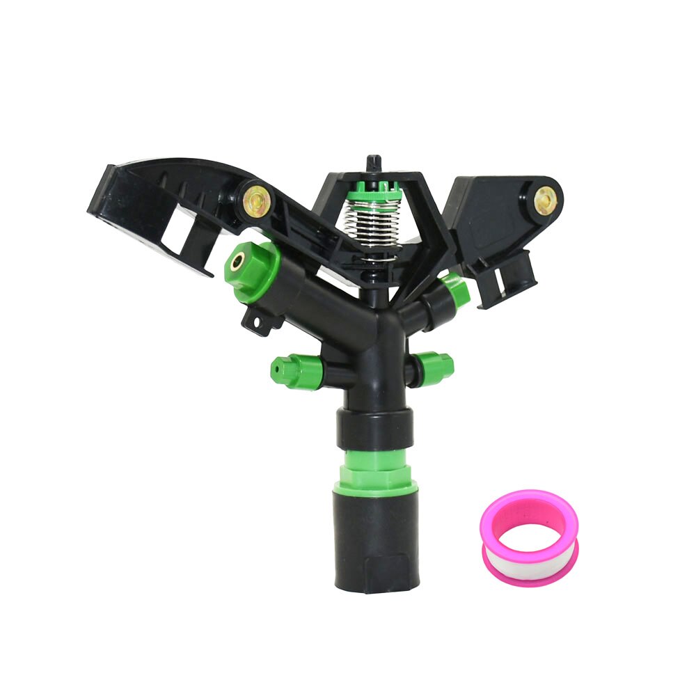 1" Female Thread Big Covering Range Sprinkler 360 Degrees Rotating Farm Sprinkler Garden Agriculture Lawn Irrigation Watering