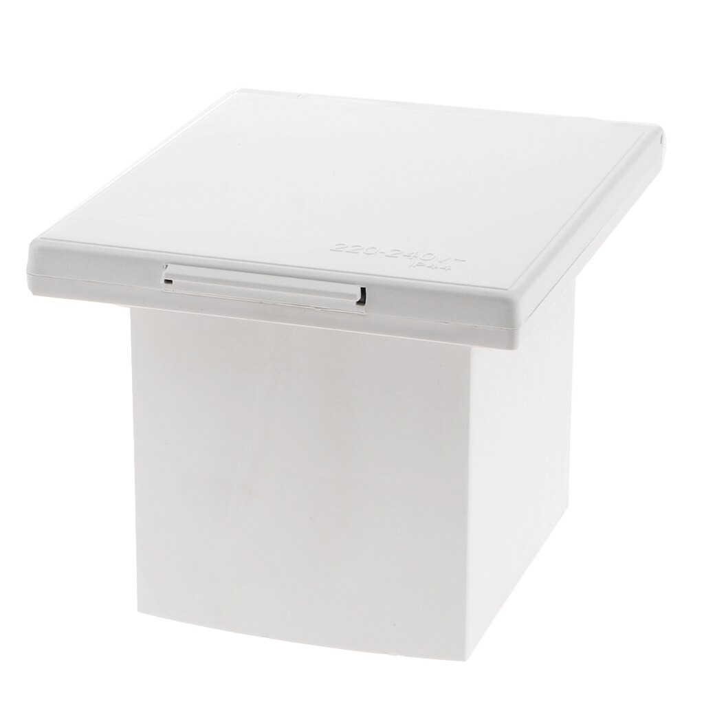 RV Motorhome 220-240V 16A External Flush Hook Up Waterproof 3Pin Plug