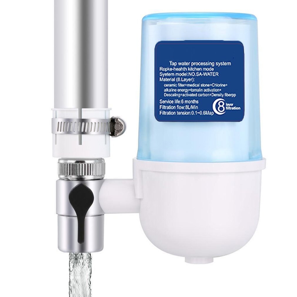 Kitchen Water Faucets Filter Washable Ceramic Faucets Mount Tap Water Purifier Filtro Rust Bacteria Removal Replacement Filter