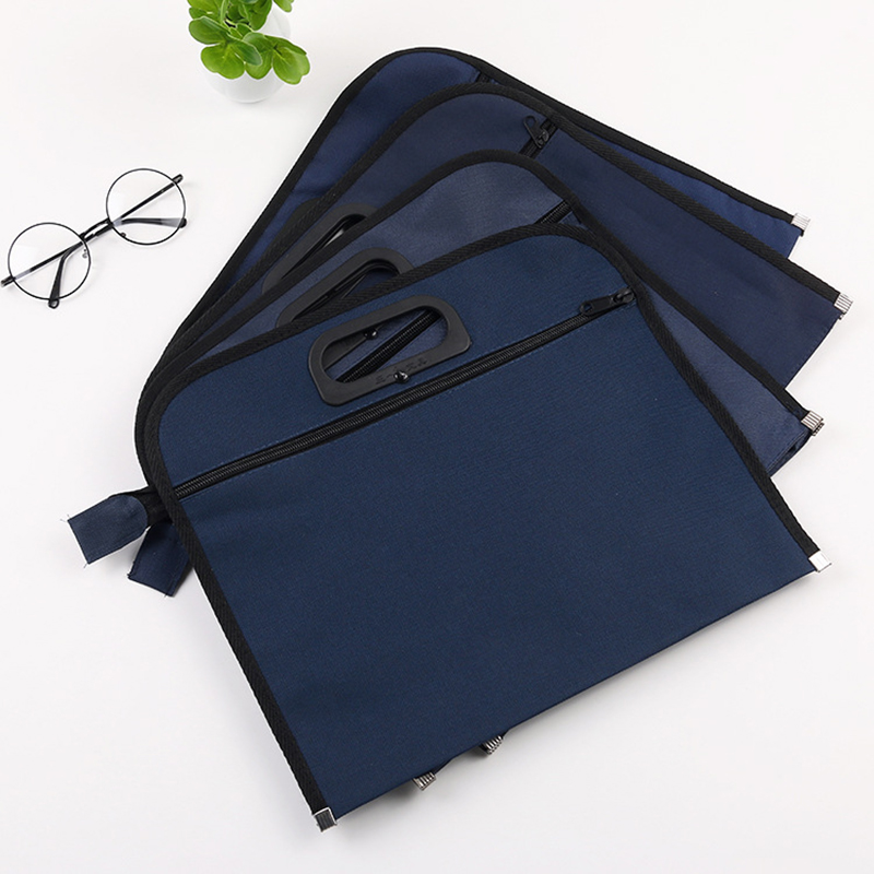 EZONE B4 Portable Document Bag Single-deck File Bag Business Conference Envelope Office Stationery Large Capacity