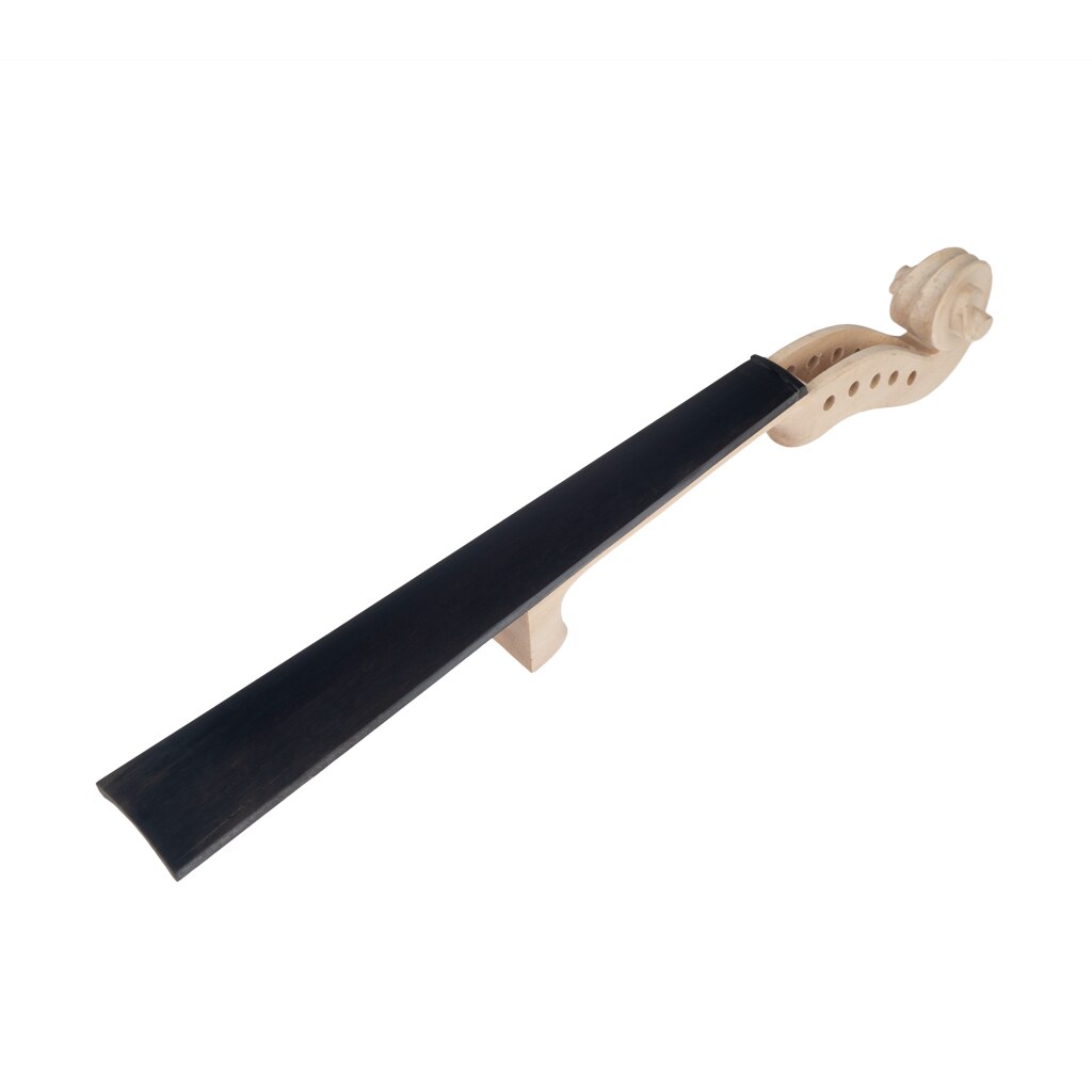 LOMMI Unfinished 5 String Violin Neck Attached Ebony Fingerboard DIY Violin Repair Making Luthier Acoustic Or Electric Violin