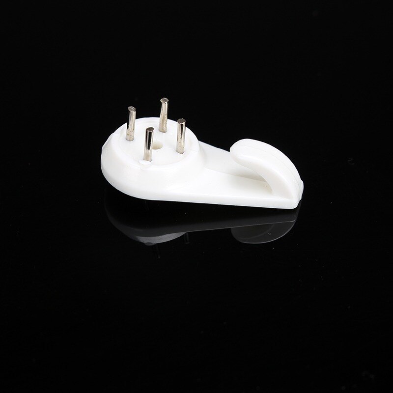 5 types White Plastic Invisible Wall Mount Photo Picture Frame Nail Hook Hanger Easy To Fix Without Trace: M