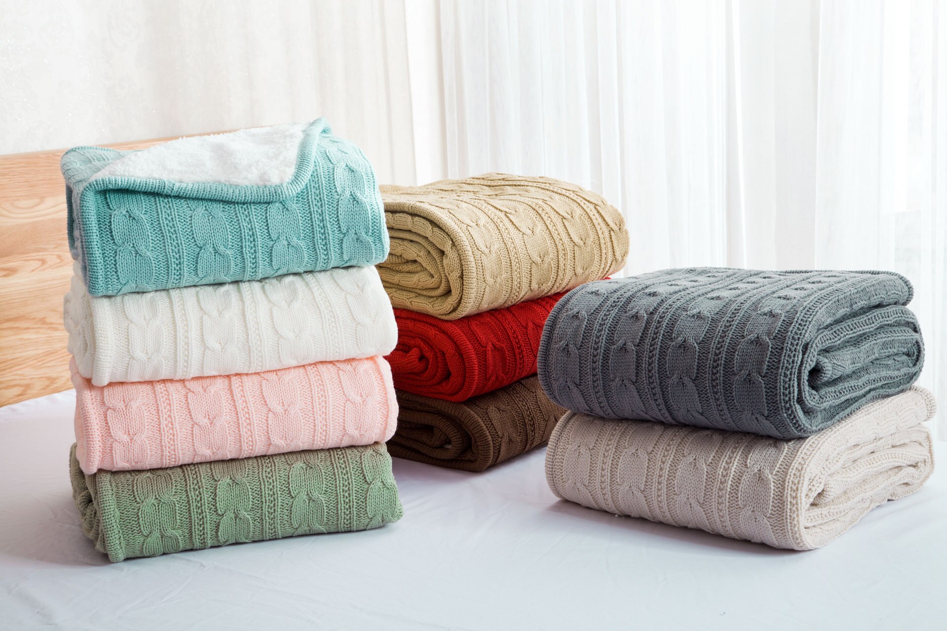 chaude 100% coton mouton velours couvertures hiver chaleur tricoté laine couverture canapé/lit couverture couette tricoté couverture