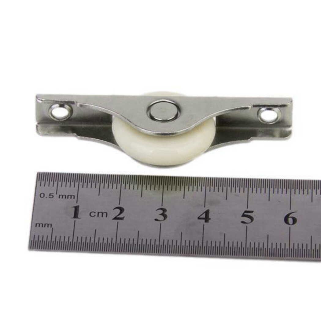 6pcs Kitchen Wardrobe Sliding Door Roller Cabinet Casement Pulley Nylon Wheel Window Furniture Hardware