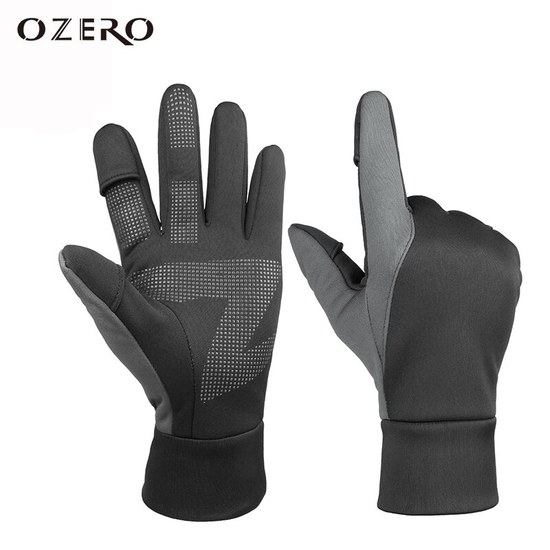 Guantes cálidos de invierno OZERO para trabajo en exterior, guantes de soldar de poliéster a prueba de viento, guantes de TPU impermeables de algodón aislante para hombres y mujeres 927