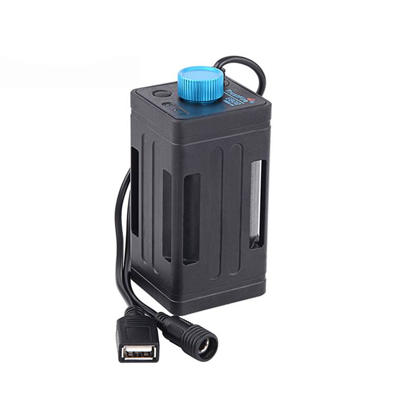 Trustfire  eb03 vedenpitävä 18650 akkuvirtapankki kotelo usb latauspuhelin  dc 8.4v akkukotelo laatikko led-pyörän valolle: Eb02 4 x 18650