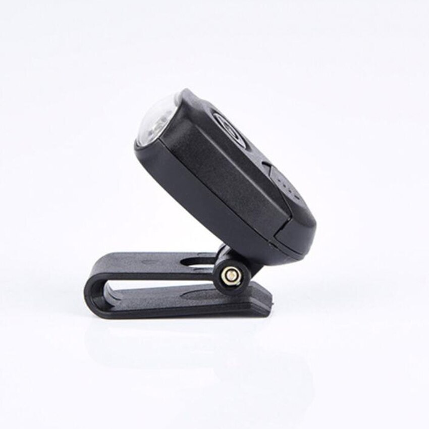 Mini 3 LED Clip On Hat Bright Light Cap Lamp Flashlight For Outdoor Hiking Fishing Camping
