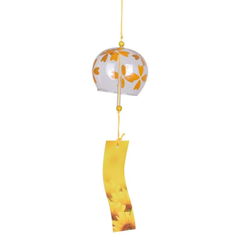 Moda vento sinos pintura de vidro artesanal e sinos de vento porta decoração presente para a menina presente natal sinos vento decoração 2: A5