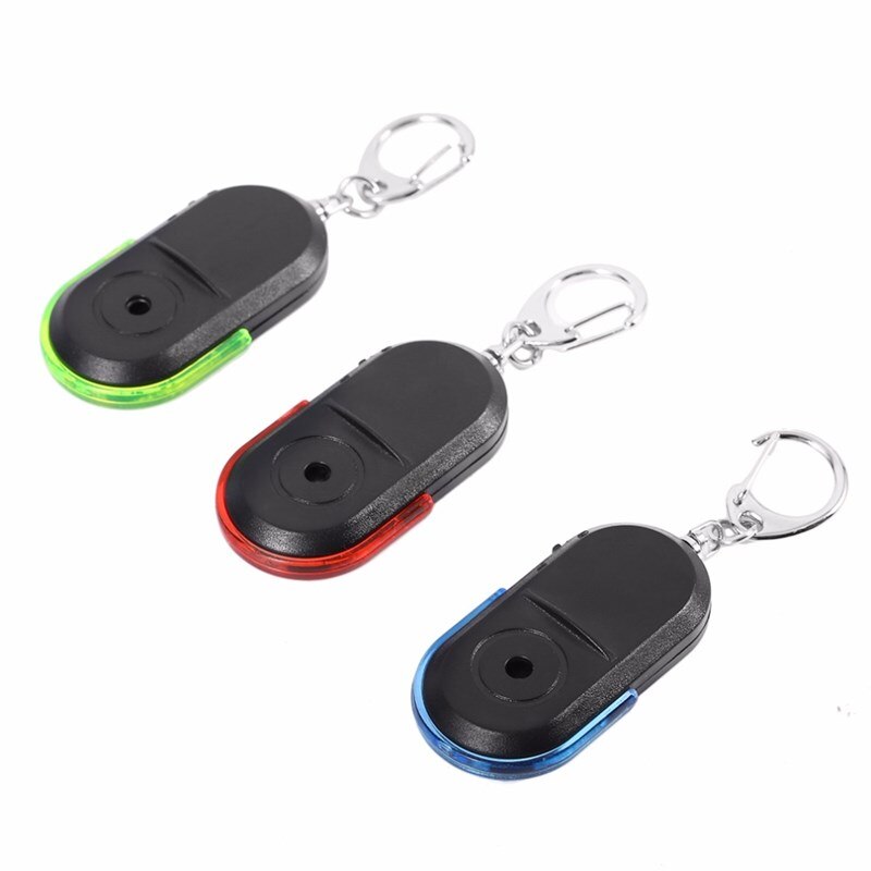 Anti-Lost Alarm Key Locator Finder Anti Lost Key Finder Locator Sensor Keychain Whistle Sound With LED Light Device