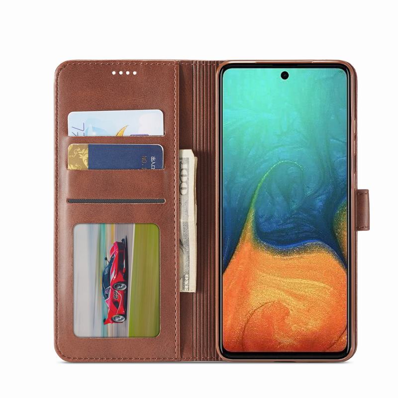 Voor Samsung Galaxy A51 Case Flip Magnetic Wallet Grandado 1120