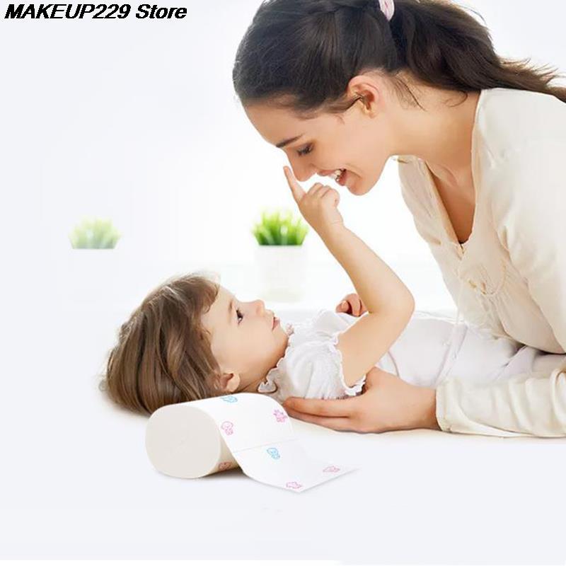 5 Ply Toilet Paper Bath Paper Little Bear Printed Home Cartoon Bath Toilet Roll Paper Living Room Supplies Decor Tissue 110x 120