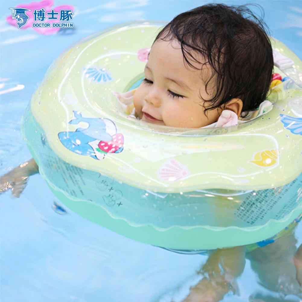 Swimming Baby Accessories Neck Ring Tube Safety Infant Float Circle For Bathing Inflatable For 1-10 Months