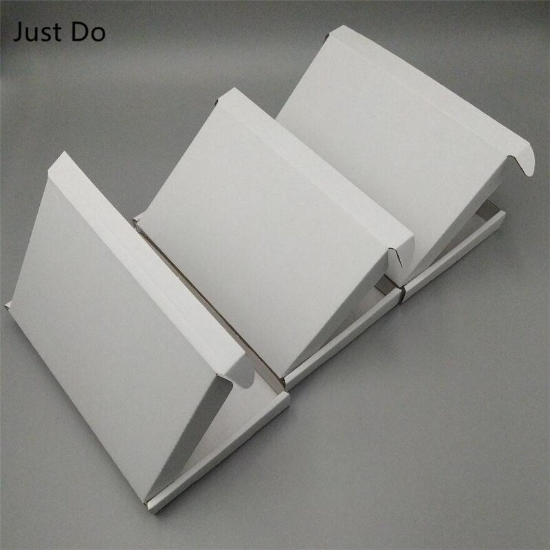 16Cm 50Pcs Lege Witte E-Fluit Golfkarton Dozen Verpakking Gerecycled Doos Vouwen Mailer Doos