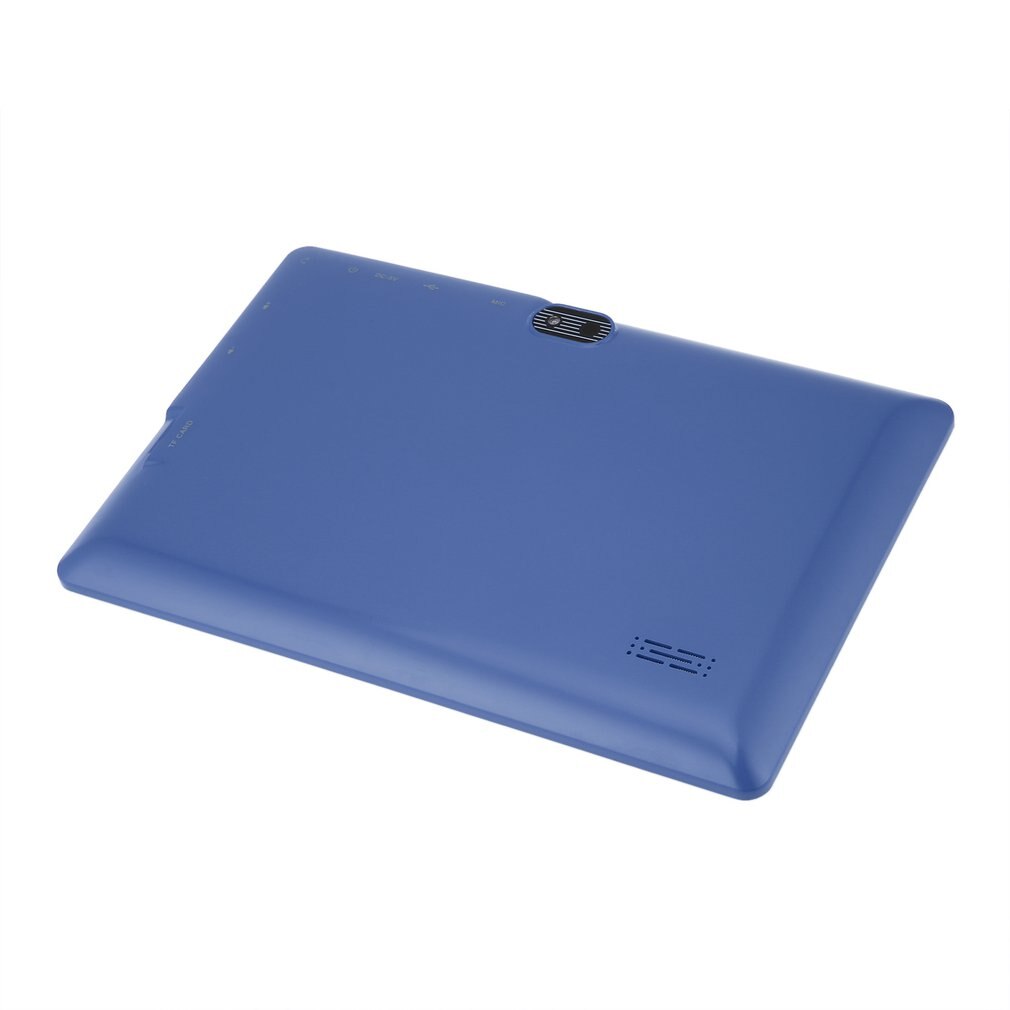 Tableta pc de 7 pulgadas, Tablet q88 de cuatro núcleos reacondicionada, android, batería integrada de 2000mAh, capacidad de suministro de 512MB + 4GB, azul