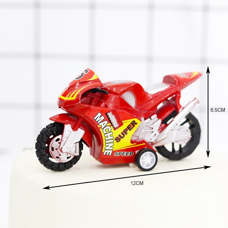 Verrückte Magie Finger Kunststoff Motorrad Modell Simulation Biegen Straße Mini Rennen Spielzeug Erwachsene Sammlung: 2