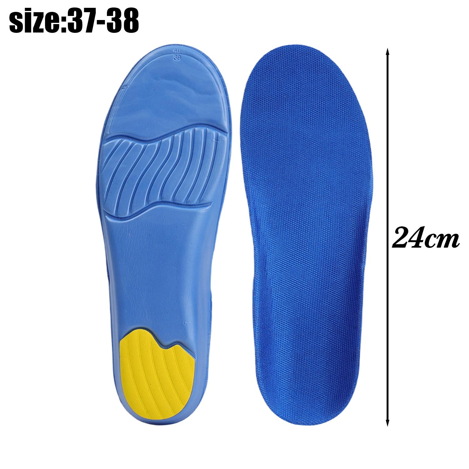 Steunzolen Fasciitis plantaris Relief Orthopedische inzetstukken Schokabsorptie EVA-gel voor hardloopsportschoenen Werk Voetpijn: zwart / 1