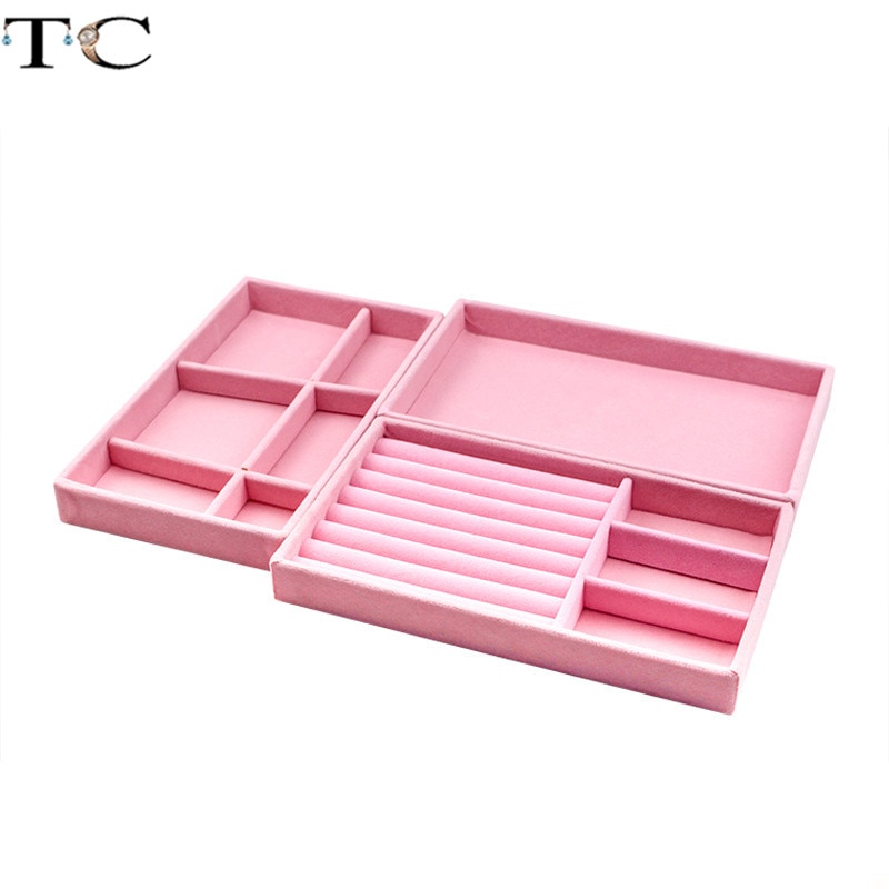 Necklace Display Tray Jewelry Display Tray Ring Holder Showing Case Jewellry Storage Container Earring Bracelet Box