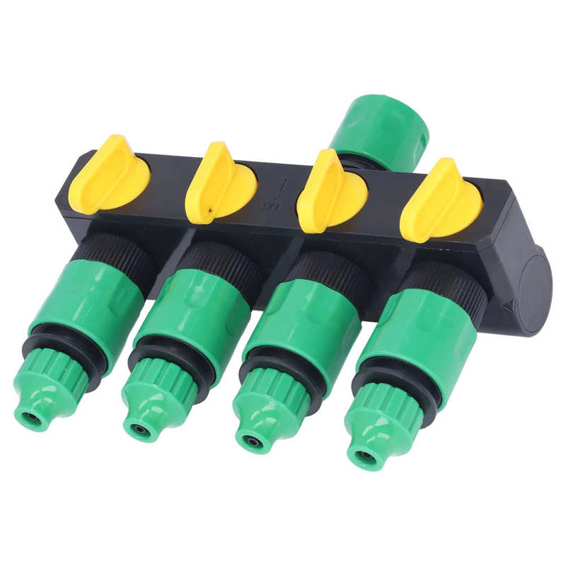Faucet Splitter 4 Way Water Hose Splitter for Plant Watering for Irrigation