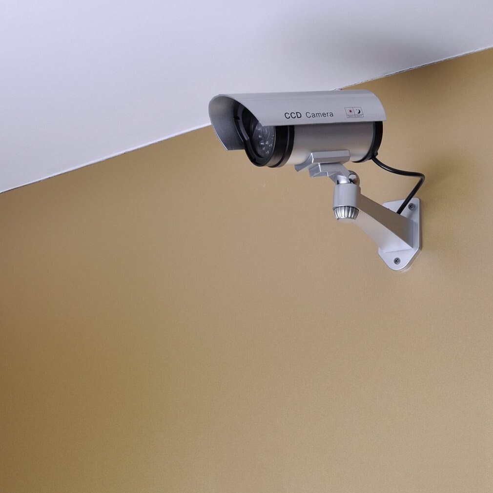 Leshp CA-11 Monitor Security Guard Simulatie Surveillance Bullet Camera Outdoor Indoor Dummy Ir Camera Met Rood Knipperlicht