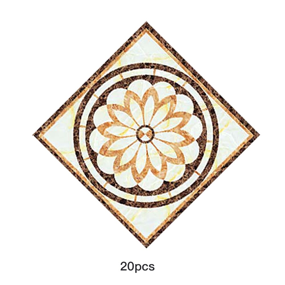 PVC Self Adhesive Ceramic Tile Sticker Waterproof Wall Sticker Art Diagonal Floor Stickers Kitchen House Decoration: 07