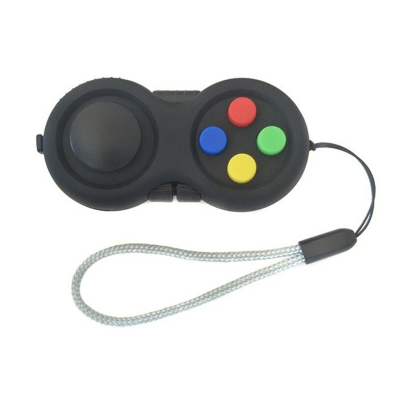 Controller Pad gioco Focus Toy con Set portachiavi giocattoli in plastica ABS liscia antistress per aggiungere: MULTI