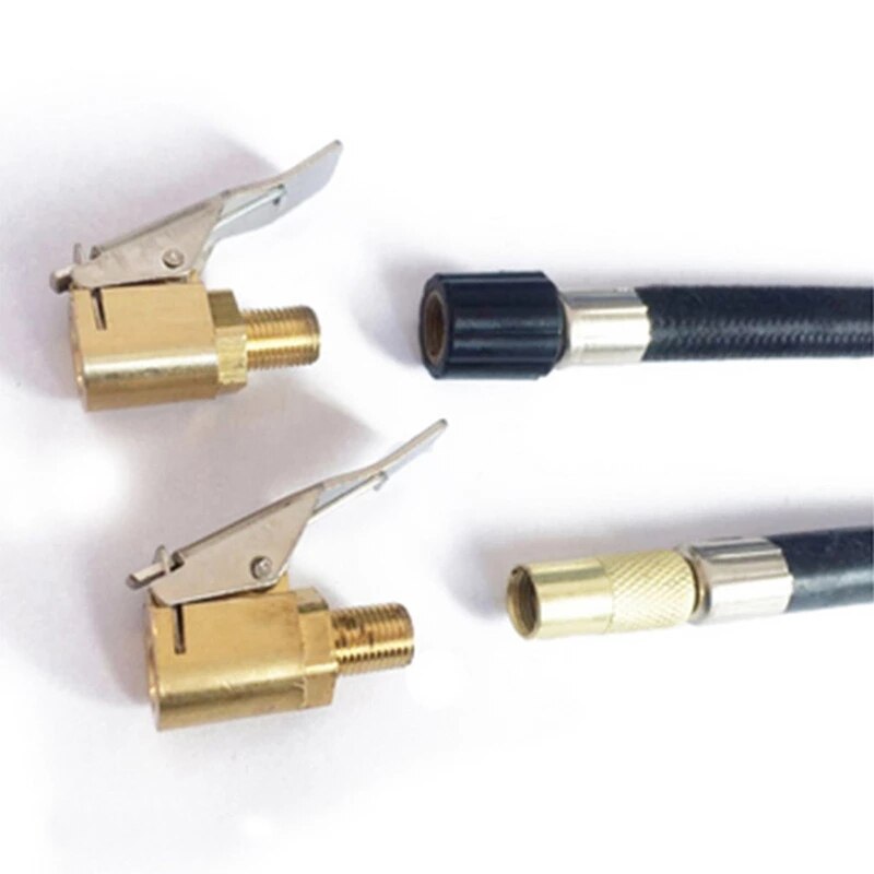 Pince de gonflage en laiton pour pneus de voiture, 8mm, 1 pièce, pneu de roue, mandrin à Air, gonfleur, Valve, adaptateur de connecteur, outils de réparation de pneus de voiture