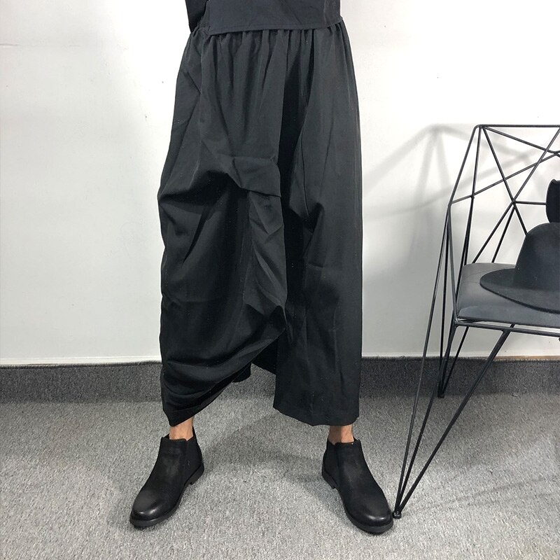 Owen Seak-pantalón cruzado informal para hombre, ropa de calle japonesa, Hip Hop, pantalones de chándal, Primavera