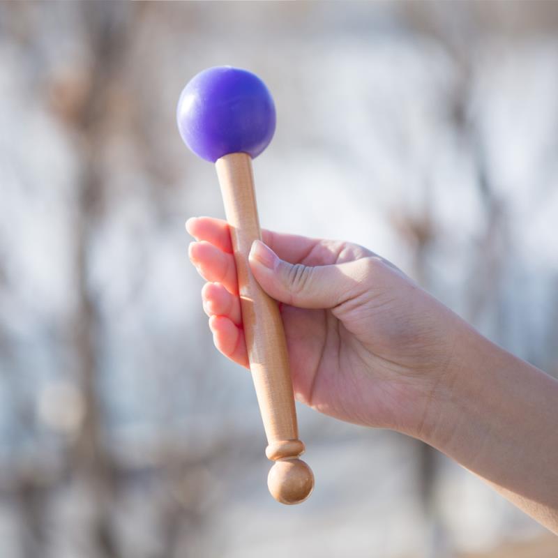 7 pcs Rubber Striker Rubber Mallet for Playing Crystal Singing Bowl