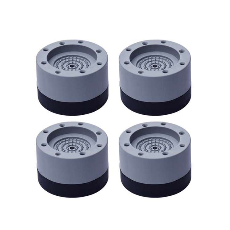 4Pcs Universal Anti-Vibration Feet Pads Washing Machine Rubber Mat Anti-Vibration Pad Dryer Refrigerator Base Fixed Non-Slip Pad: 4pcs 6cm