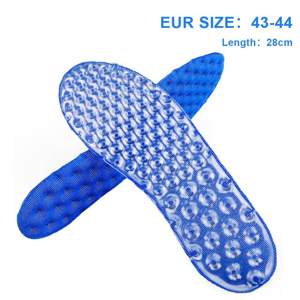 Sports insoles insoles air cushion shock absorption insoles breathable deodorant running basketball football fasciitis insoles: 43-44 size
