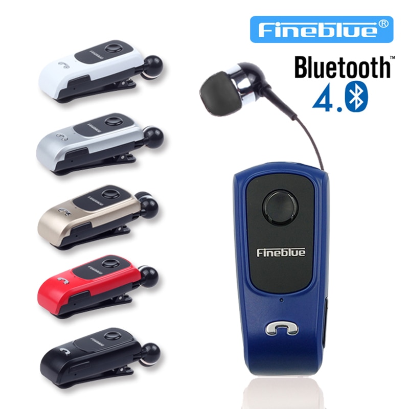 Fineblue F920 BT4.0 Wireless Earphone Bluetooth Handsfree Earbuds Headset Calls Remind Vibrator Wear Clip Driver phone with Mic