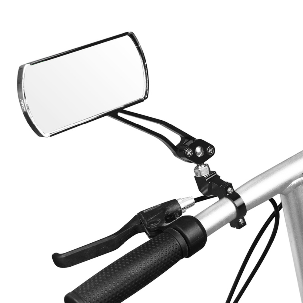 1 paar aluminium fietsspiegels mountainbike achteruitkijkspiegel stuuruiteinde achteraanzicht