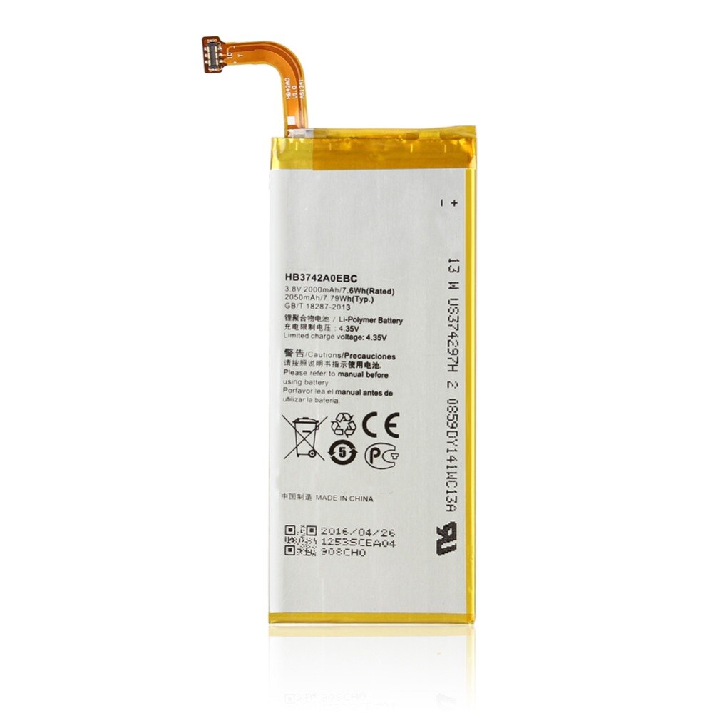 Nova marca 3.8V 2000mAh Bateria Para Huawei Ascend p6-c00 P6 P6-U06 HB3742A0EBC p6-T00/ Ascend G6 G620 G621 G620s G630 Bateria #30