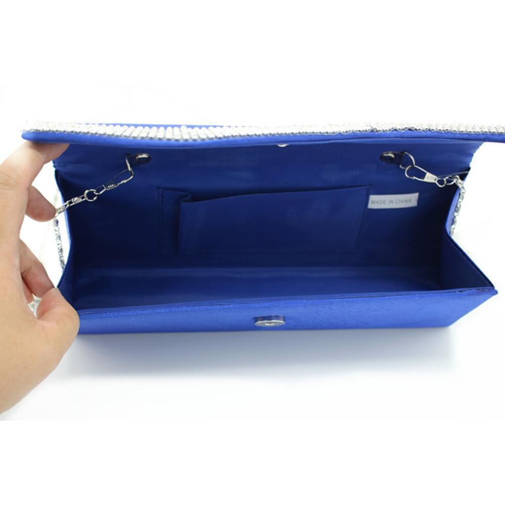 Kvinnor kväll budväska kuvert clutch festväskor lyx band handväska för dam bankett bröllop kedja axel crossbody väska