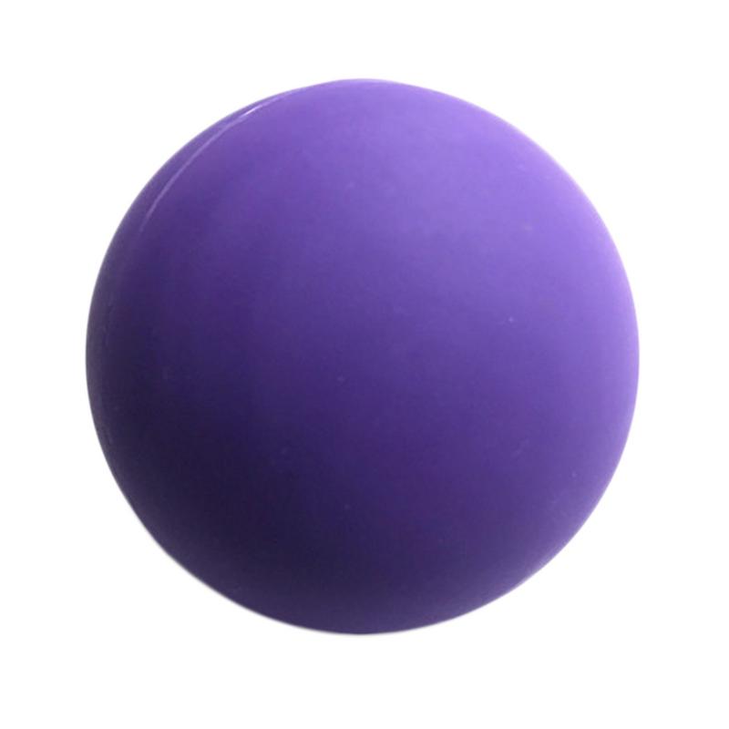 Silikon yoga massasje ball fysioterapi dypvev massasje verktøy myofascial release muskel relaxer akupunkt massasje baller: Lilla