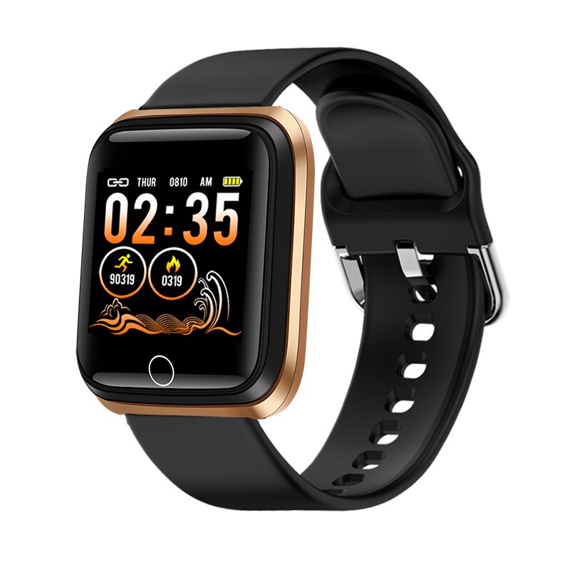 LIGE Smartwatch Women - Fitness Tracker, Heart Rate Monitor, 1.3" TFT Round Display, Life Waterproof: Gold black