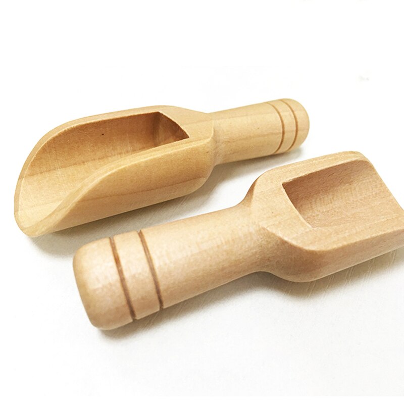 15g Durable Guger arbre en bois petite Scoop sel sucre café cuillère cuisine en bois cuillère engrais pelle Gadget de cuisson