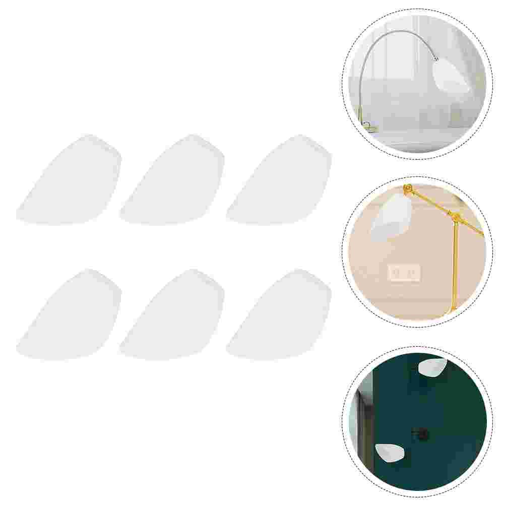 5 Stuks Plastic Lampenkap Hoefijzer Lampenkap Vervanging Plastic Lamp Schaduw Witte Lamp Schaduw Cover voor Multi-head Stand Up Lamp Slaapkamer Licht