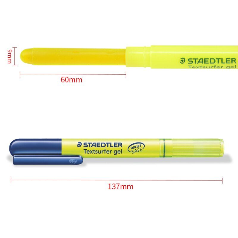 Staedtler 264Textsurfer resaltador de Gel Inkjet-Safe Twist-Línea de Acción ancho 3mm-paquete de 10