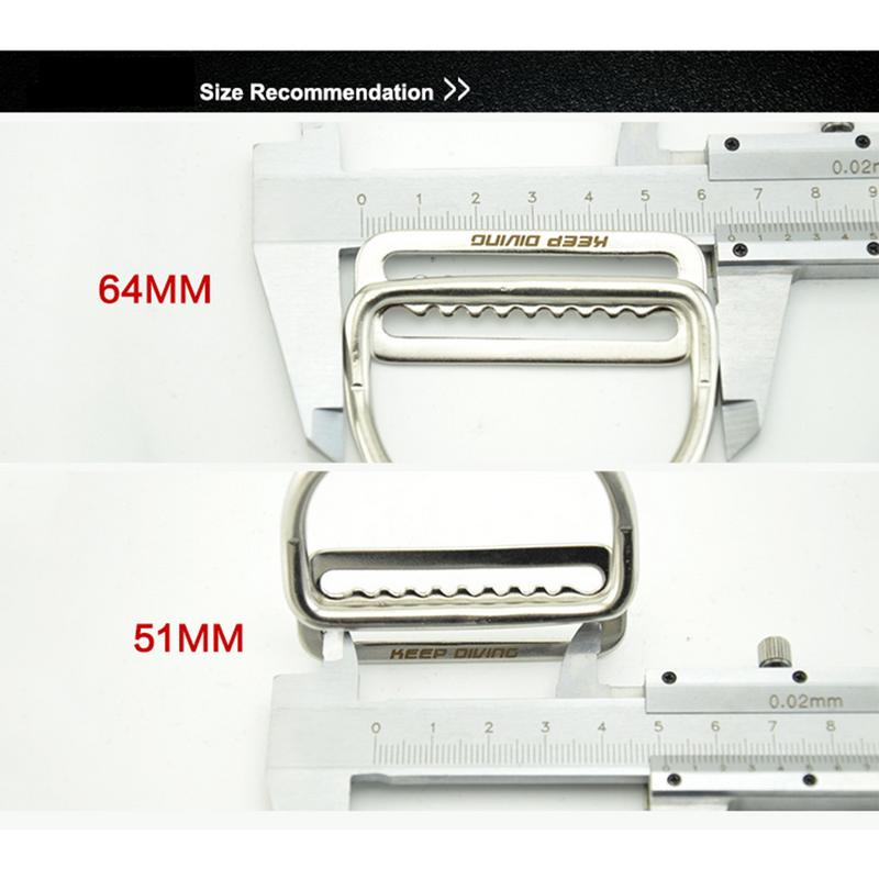 Fortsæt med at dykke 316 bøjning i rustfrit stål d-ring vandsport-simming-spænde 316 bøjning i rustfrit stål d-ringspænde