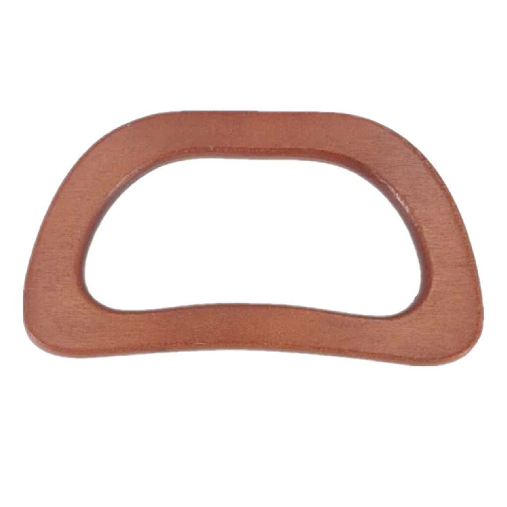 Women Wooden Handle Replacement For Purse Beach Handbag Bag Making, Crafts: Coffee