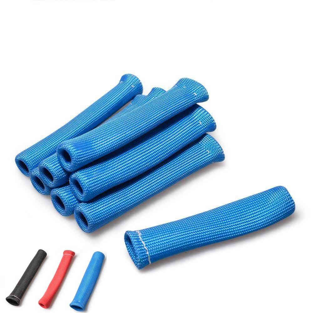 8 cyl varmebeskyttelses ærme ærme tændrør wire bagagerum blå til toyota 90-95 pickup 3.0l v6 91 hu-gt08