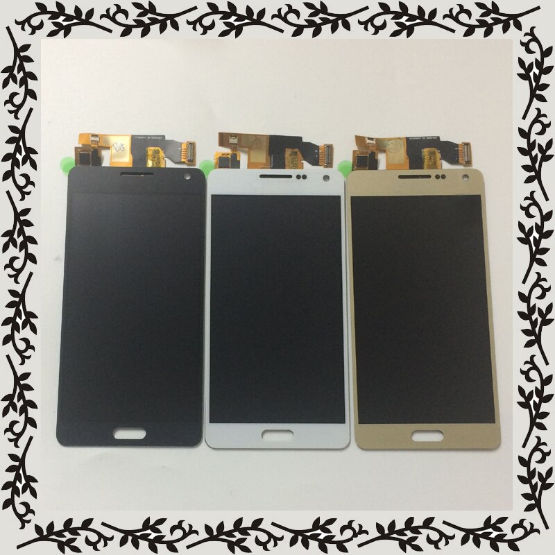 Backlight Verstelbare Voor Samsung A5 A500 A5000 A500F A500FU A500M Lcd-scherm Monitor + Touch Screen Digitizer Vergadering