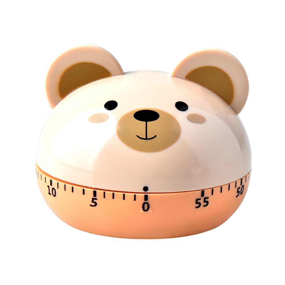 Kitchen Cooking Countdown Timers 60 Minute Mechanical Timer Alarm Timer Reminder Clock Baking Study Helper Kitchen Tools: bear