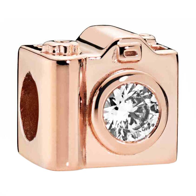 Camera Aeroplane Christmas Train Adventure Travel Bag Suitcase Charm 925 Sterling Silver Beads Fit Bracelet DIY Jewelry: SJN-C93