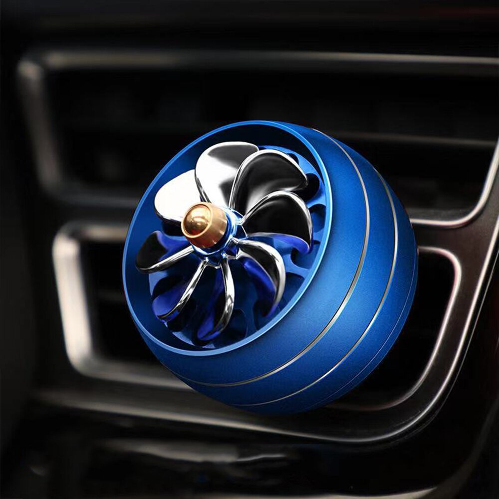 Luchtverfrisser Auto Led Verlichting Universele Auto Geur Parfum Parfum Parfum Clip Diffuser Auto Airconditioning Outlet Goederen: Blauw